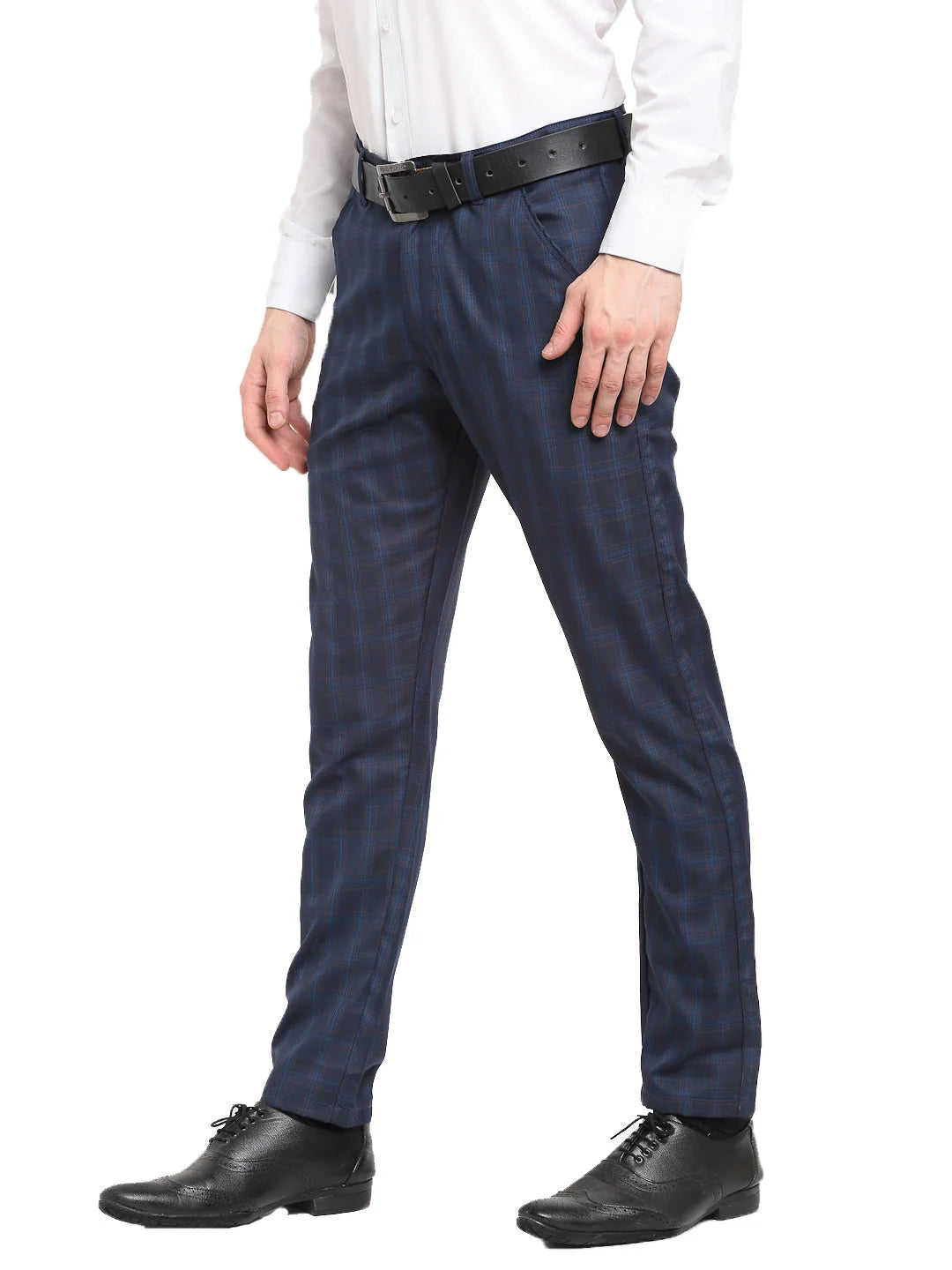 Purple Formal Trousers - Mens Cotton Pants | Indian Needle