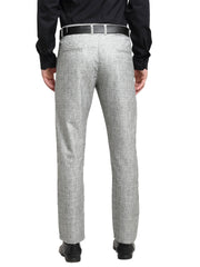 DesiQlo Men's Grey Cotton Solid Formal Trousers ( FGP 268Grey )