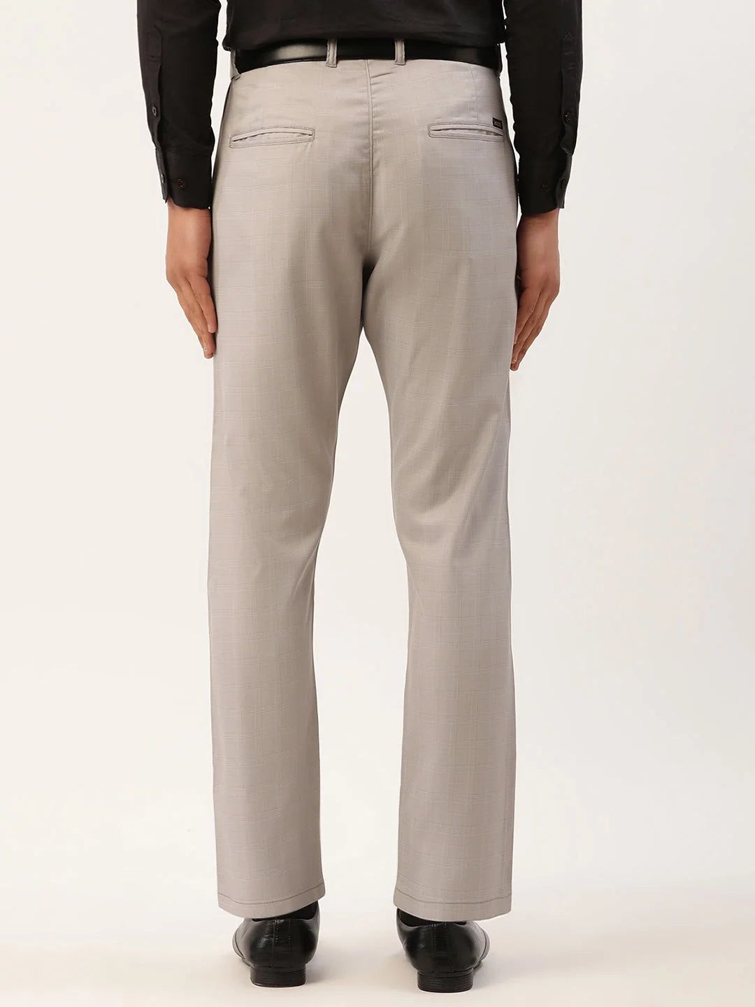 Men's Green Formal Trousers - Indian Needle Cotton Pants