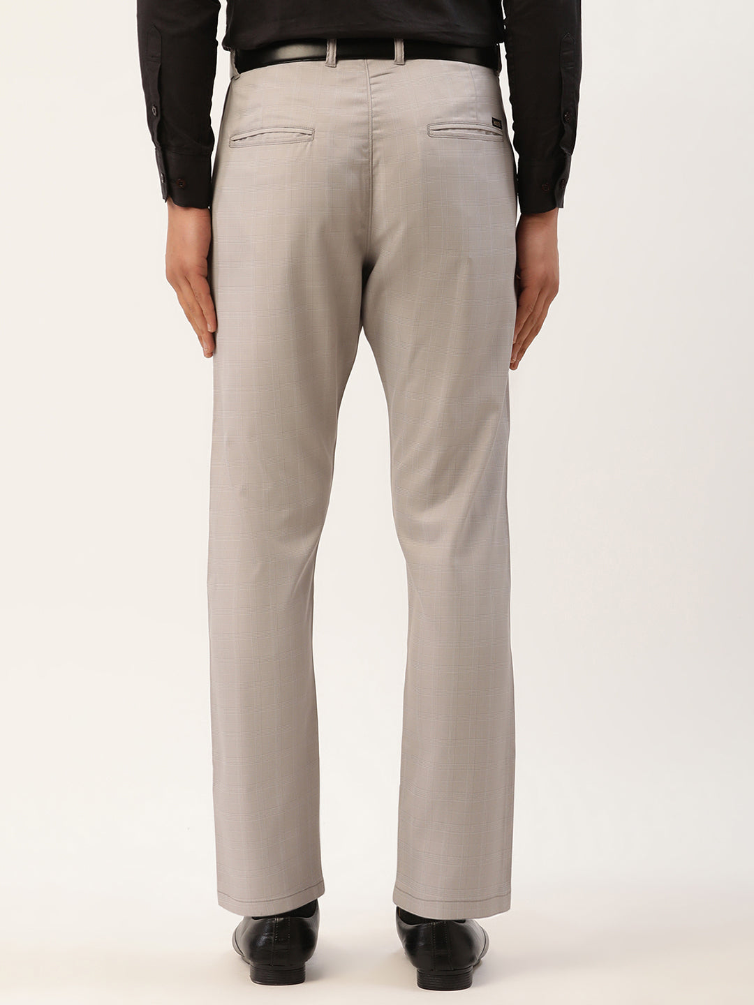 Men's Green Formal Trousers - Indian Needle Cotton Pants