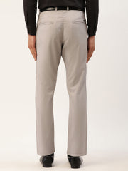 Indian Needle Men's Green Formal Trousers