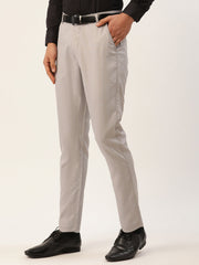 Indian Needle Men's Green Formal Trousers