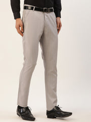 Indian Needle Men's Green Formal Trousers