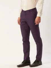 Indian Needle Men's Navy Formal Trousers