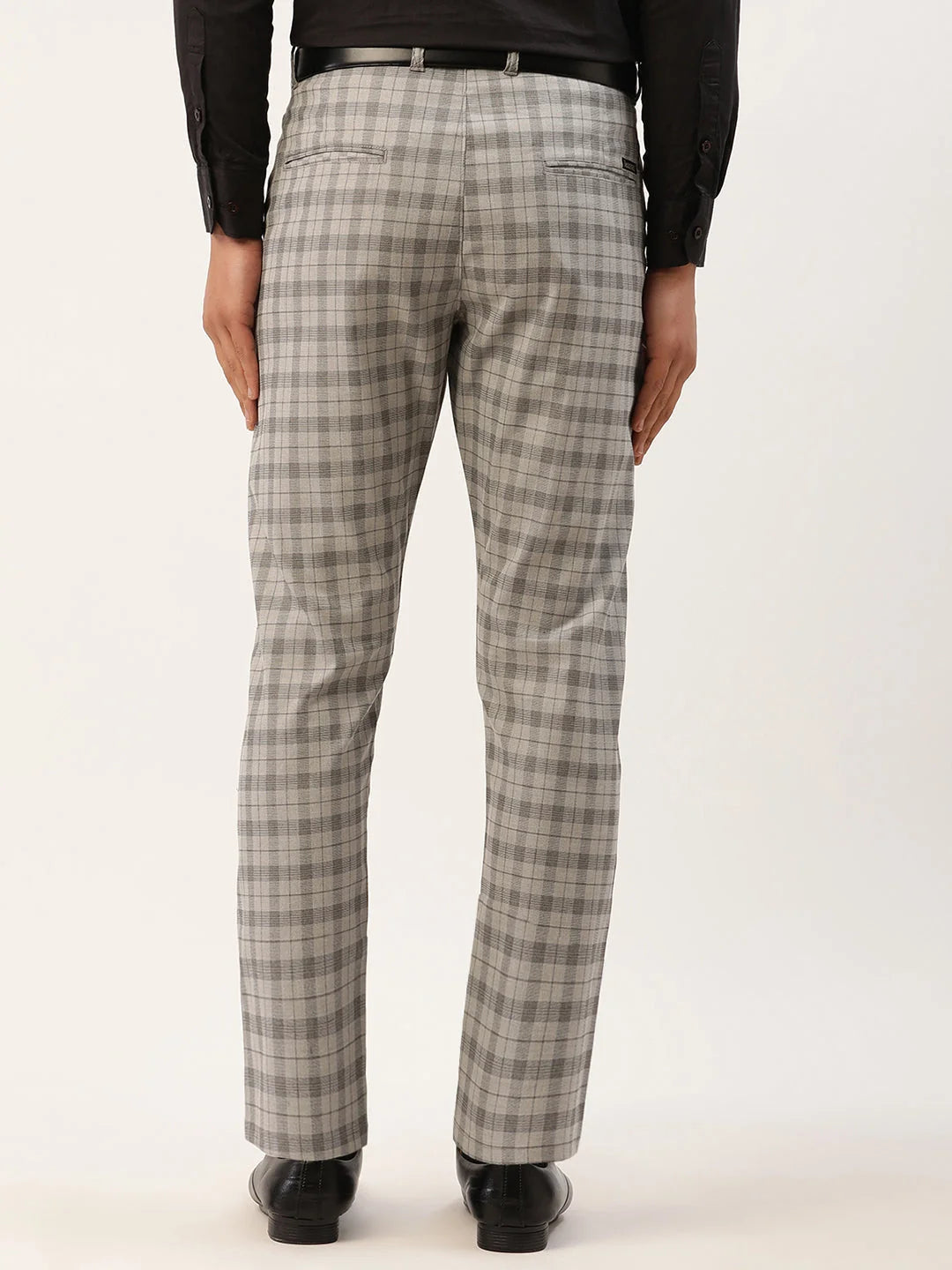 Indian Needle Men's Green Formal Trousers | Cotton Pants