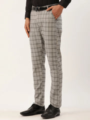 Indian Needle Men's Green Formal Trouser