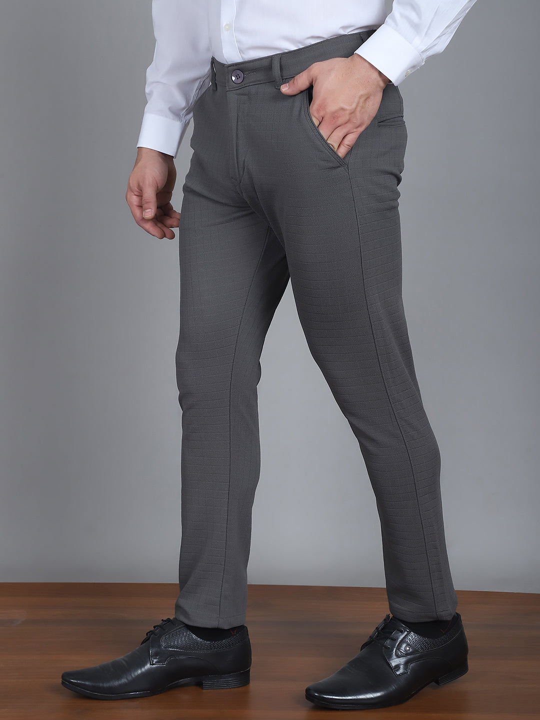 DesiQlo Men Trousers & Pants - Multicolor - FGP_276Dark-Grey_30