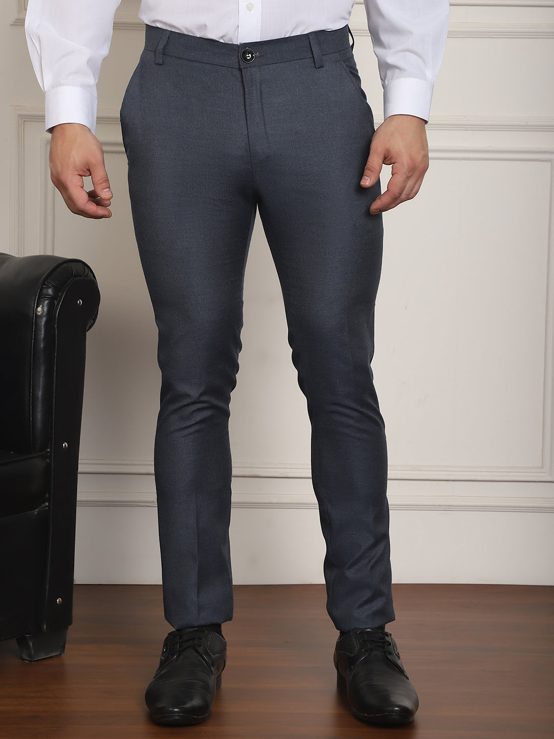 DesiQlo Men Trousers & Pants - Grey - FGP_278Charcoal_30