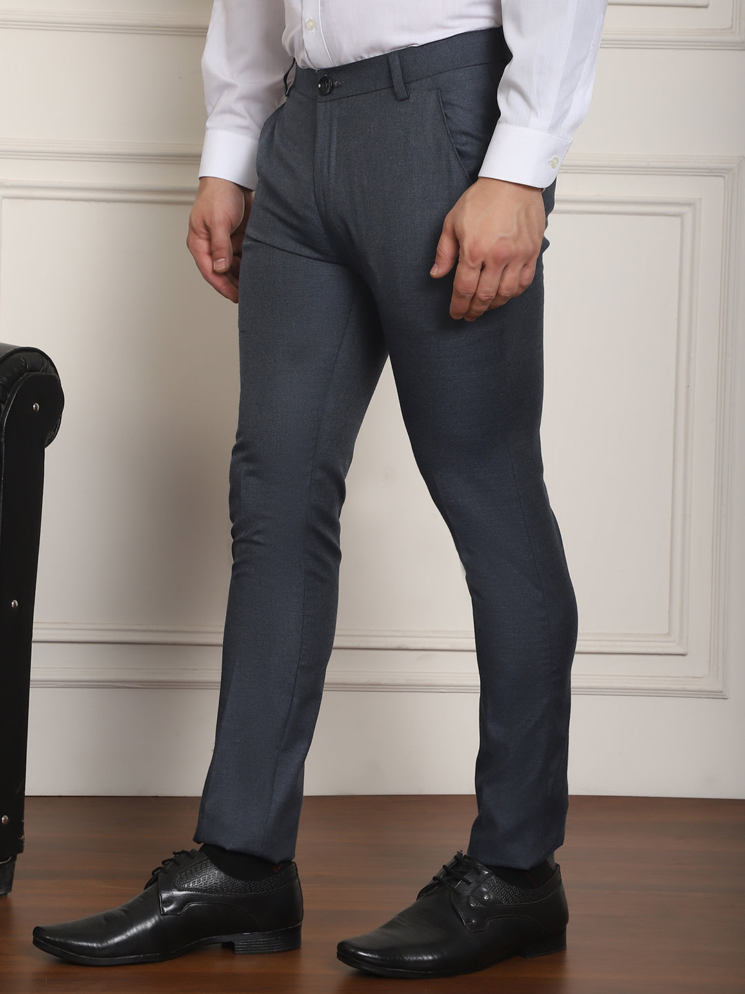 DesiQlo Men Trousers & Pants - Grey - FGP_278Charcoal_30