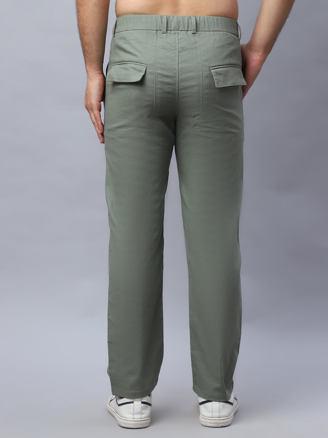 DesiQlo Men Trousers & Pants - Green - FGP_280Pista_30