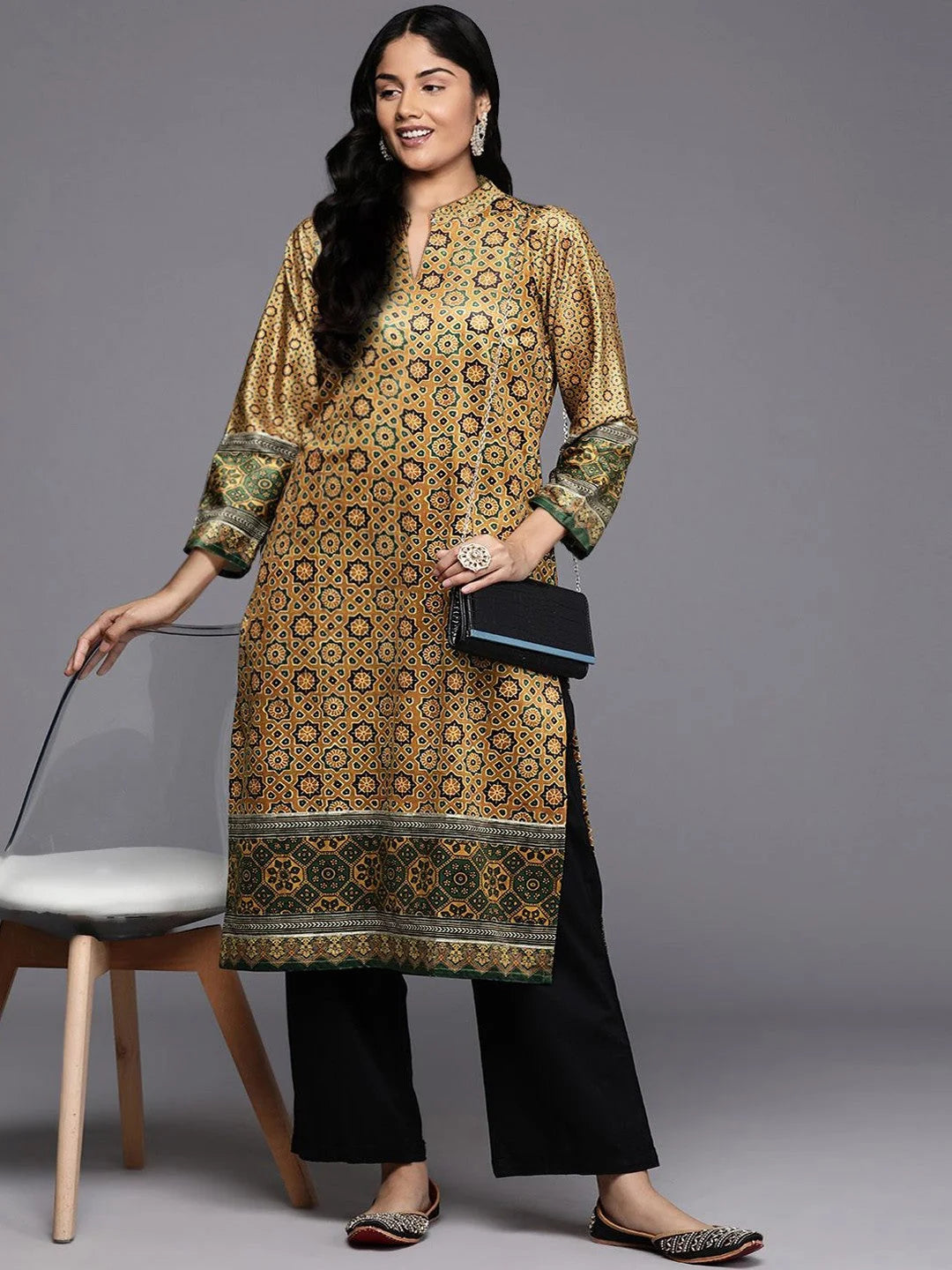 Ethnic Velvet Kurtas | Indian Kurtis for Women Online