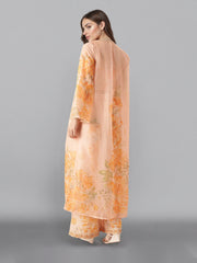 Women Off White Shoulder Straps Printed Smart Casual Co-Ords Set-GI-AHBLPZJK-COMBO-1148