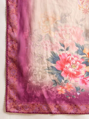 Women Purple Ethnic Printed Angrakha Kurta Set-GI-AHKUPNDU-COMBO-1146