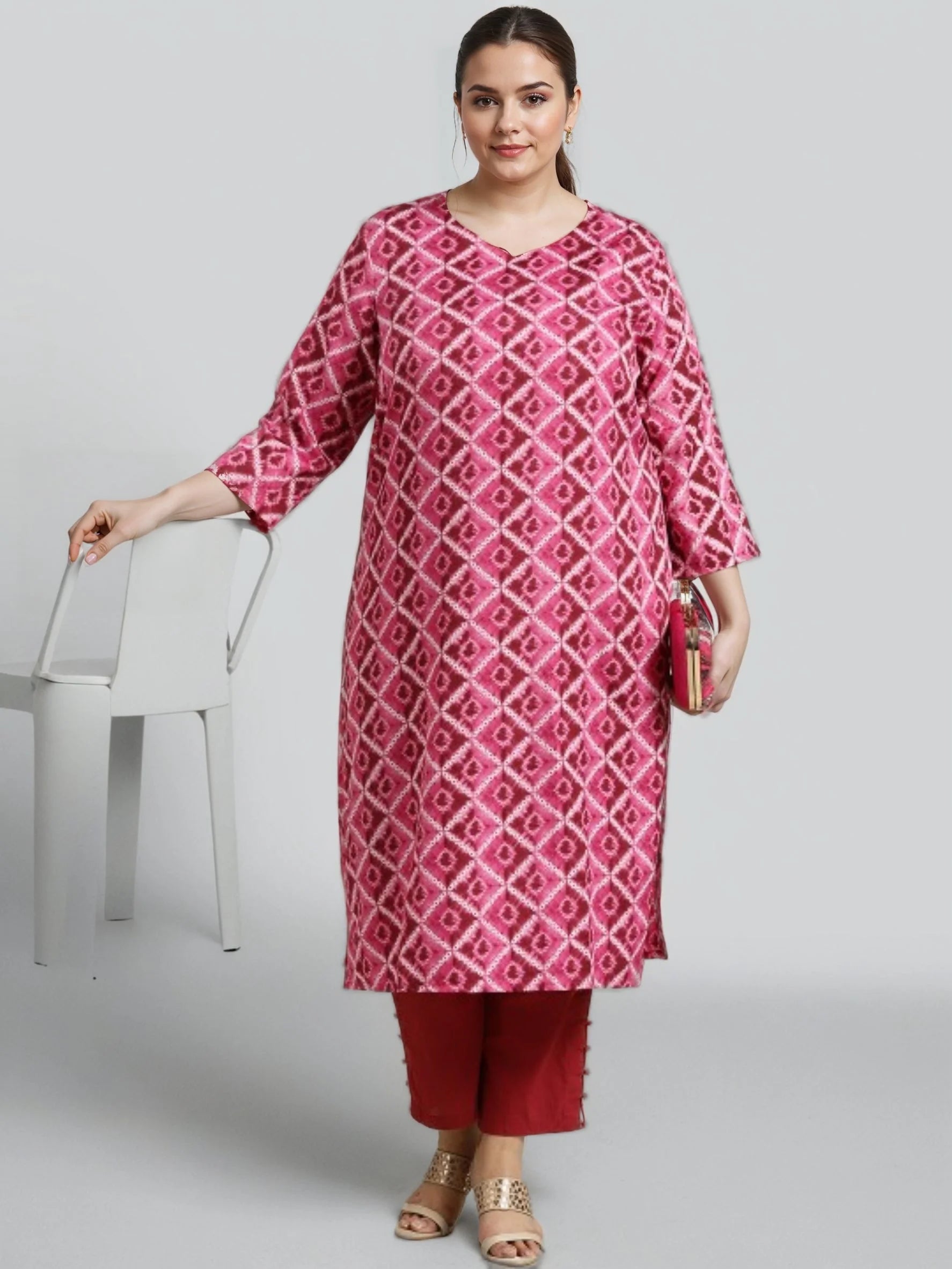 Women Multi-Colored Floral Printed Casual Regular Kurta