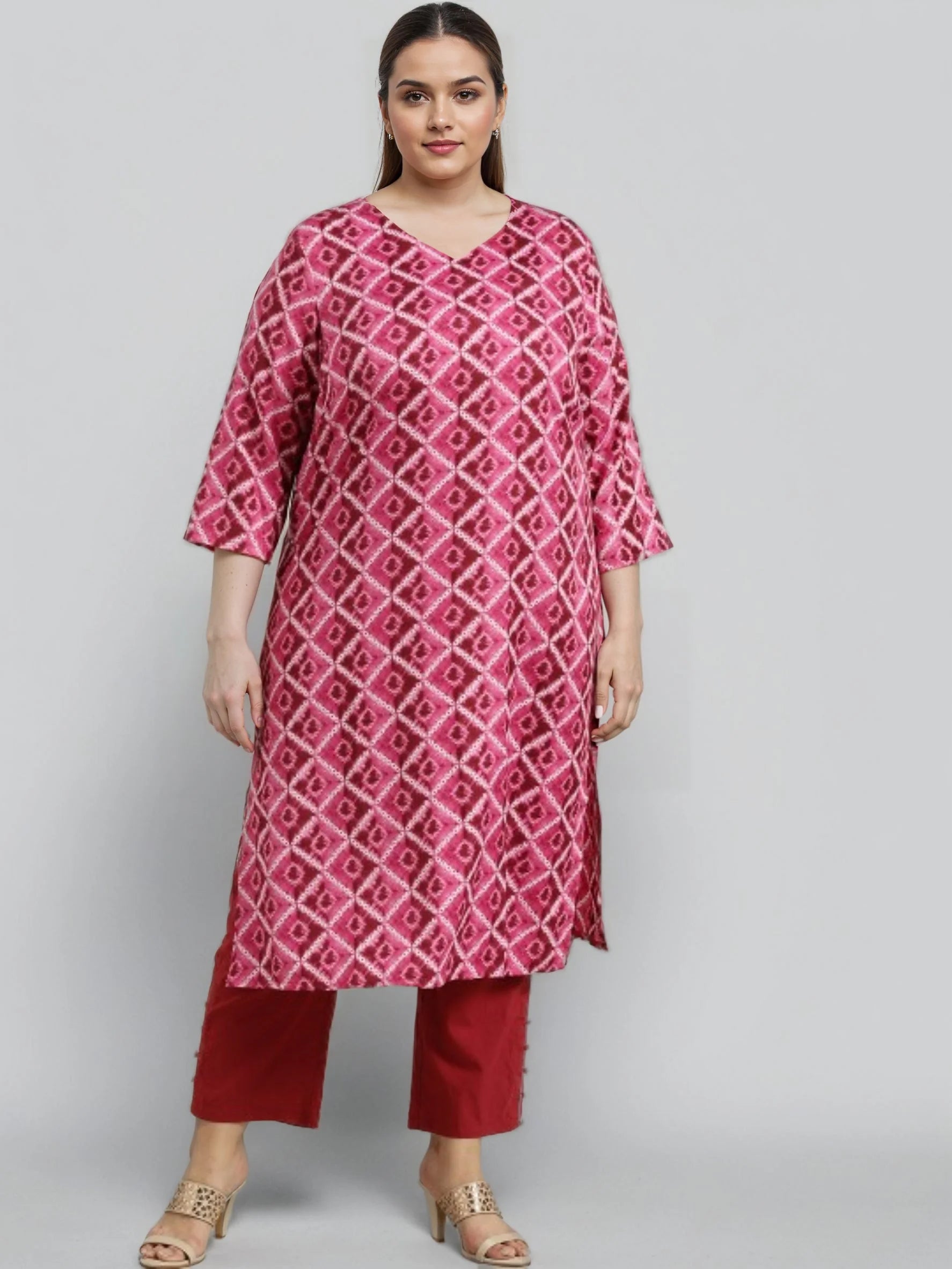 Women Multi-Colored Floral Printed Casual Regular Kurta