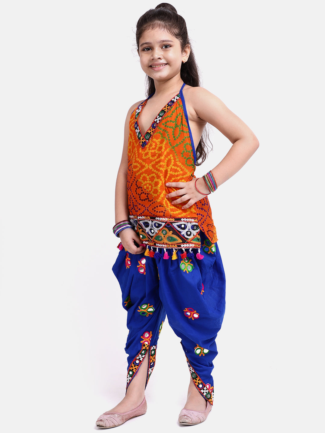 Cotton Ethnic Suit Set for Kids - Blue | GIW030BL | DesiQlo