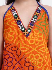 Cotton Ethnic Suit Set for Kids - Blue | GIW030BL