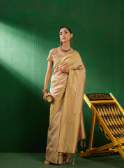 Womens Fashion Ethnic Beige Color Sarees-MLSHWSA1252BEI0ONE