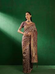 Womens Fashion Ethnic Grey Color Sarees-MLSHWSA1247GRY0ONE