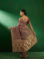Womens Fashion Ethnic Grey Color Sarees-MLSHWSA1247GRY0ONE
