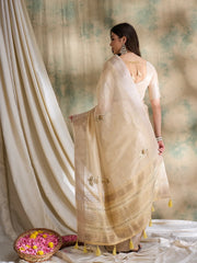 Womens Fashion Ethnic Beige Color Sarees-MLSHWSA1591BEI0ONE