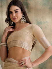 Womens Fashion Ethnic Beige Color Sarees-MLSHWSA1591BEI0ONE