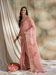 Womens Fashion Ethnic Pink Color Sarees-MLSHWSA1607PNK0ONE