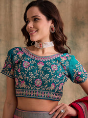 Womens Fashion Ethnic Pink Color Sarees-MLSHWSA1567PNK0ONE