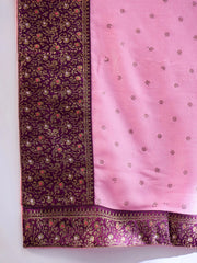 Womens Fashion Ethnic Pink Color Sarees-MLSHWSA1573PNK0ONE