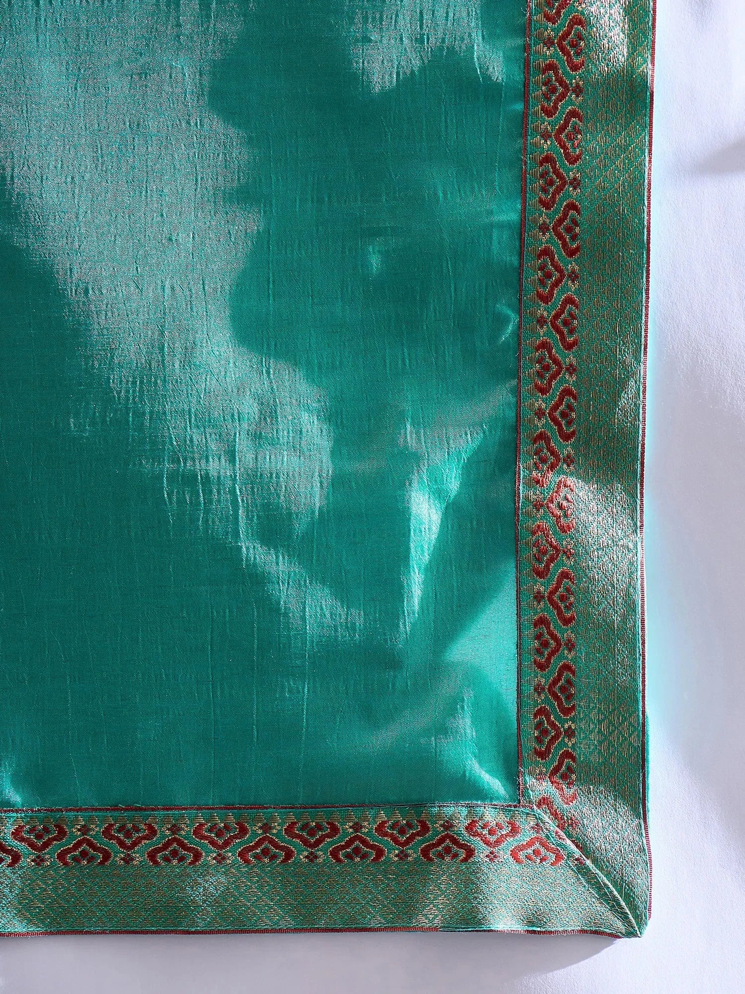 Sea Green Embroidered Saree | Indian Sari & Designer Sarees