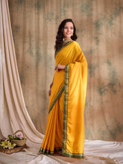 Womens Fashion Ethnic Yellow Color Sarees-MLSHWSA1559YLW0ONE
