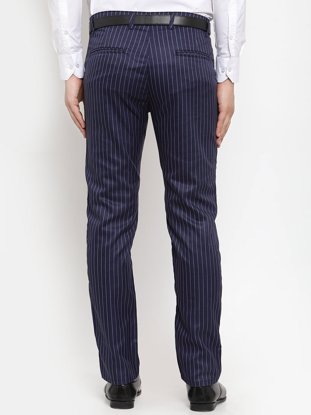 Indian Needle Grey Formal Trousers - Classic Cotton Pants for Men