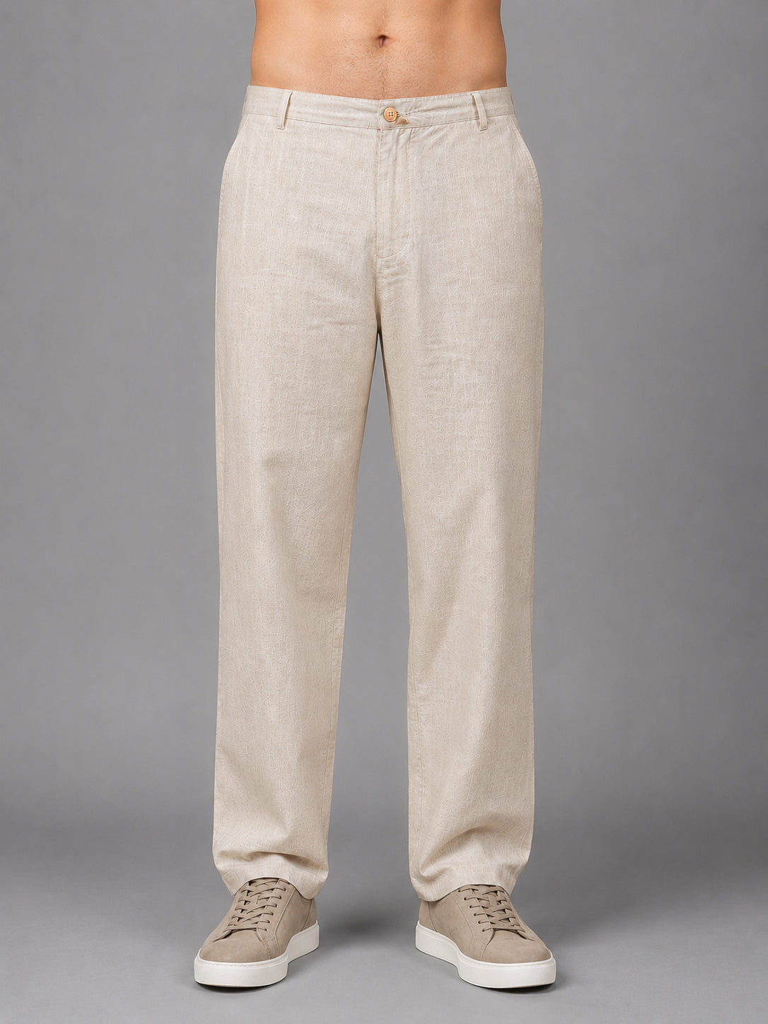 DesiQlo Men Trousers & Pants - Beige