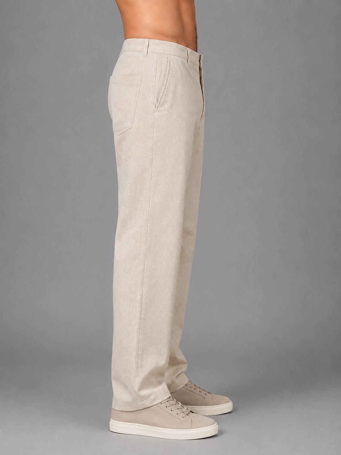 DesiQlo Men Trousers & Pants - Beige