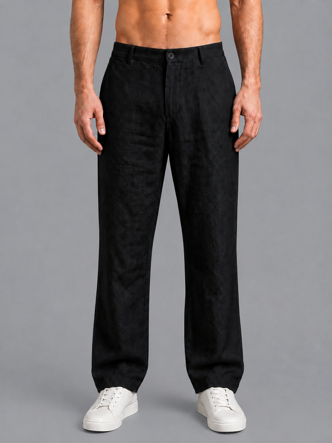 DesiQlo Men Trousers & Pants - Black
