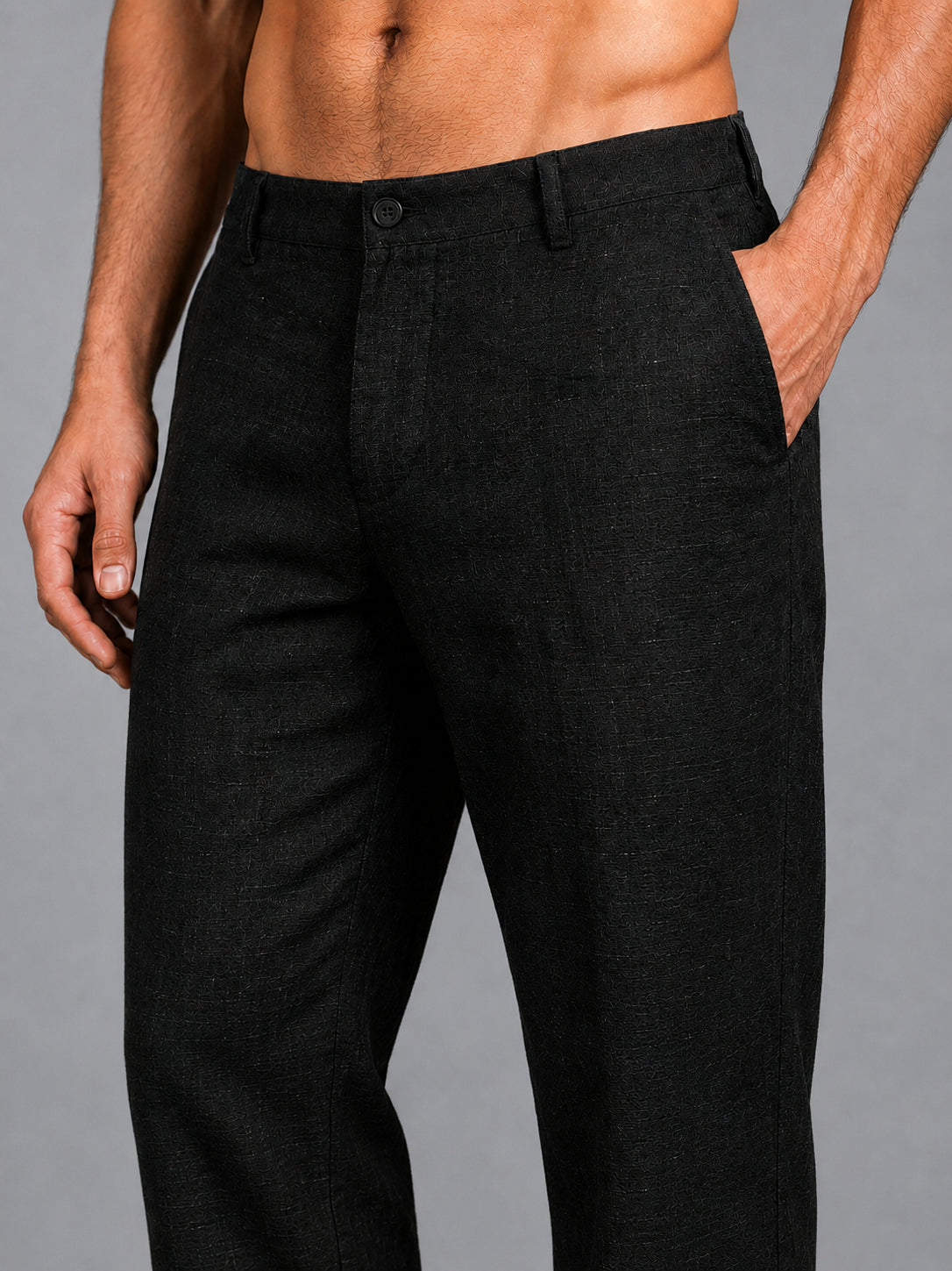 DesiQlo Men Trousers & Pants - Black