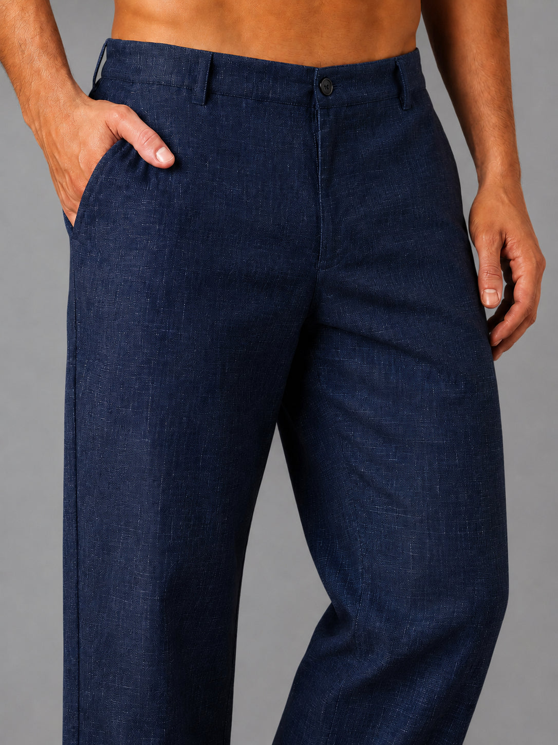DesiQlo Men Trousers & Pants - Blue