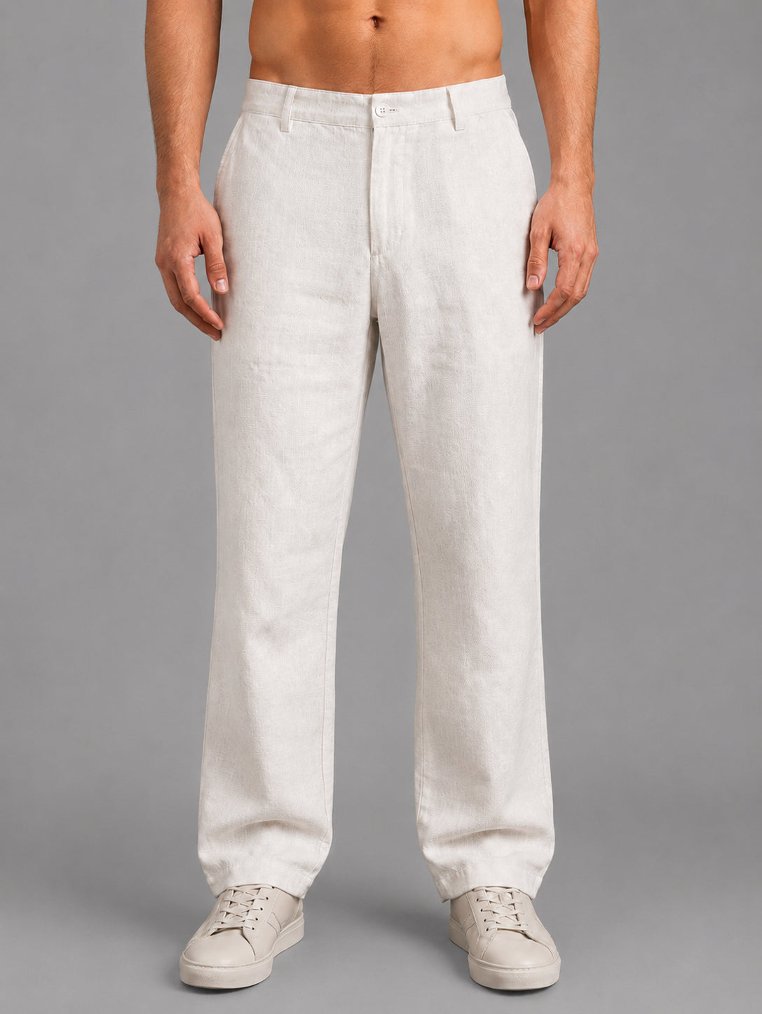DesiQlo Men Trousers & Pants - White