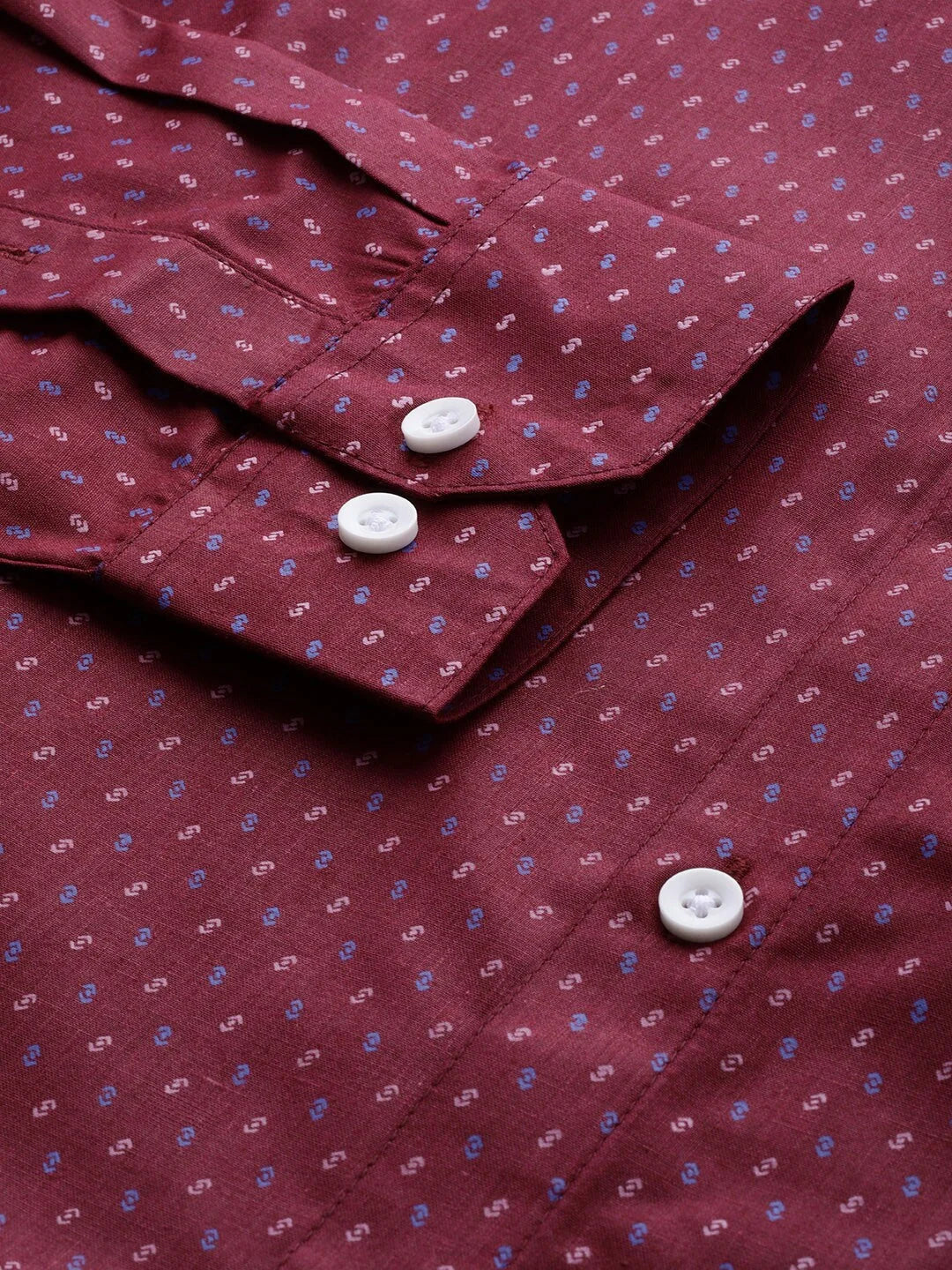 Purple Printed Cotton Mens Shirt | Formal Shirts Collection