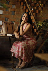 Women Printed Kurta Set-HFXMA-K164-PINK