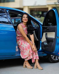 Women Printed Kurta Set-HFXMA-K164-PINK