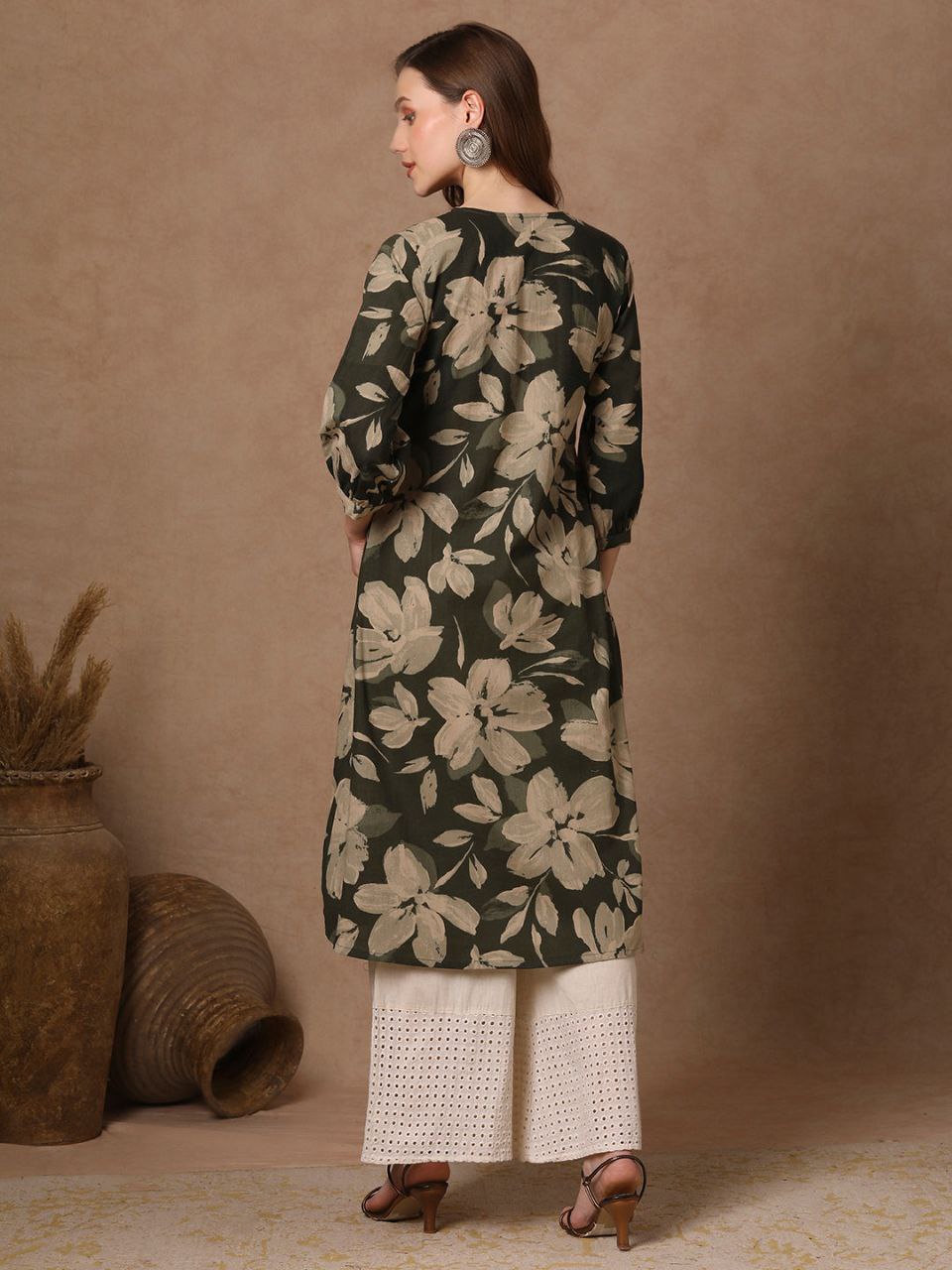 Women's Stylish Rayon Knee Length Kurti