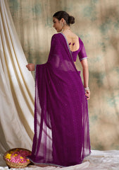 Womens Fashion Ethnic Purple Color Sarees-MLSHWSA1629PUP0ONE