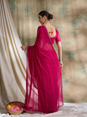 Womens Fashion Ethnic Pink Color Sarees-MLSHWSA1630PNK0ONE