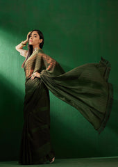 Womens Fashion Ethnic Green Color Sarees-MLSHWSA1284GRN0ONE