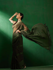 Womens Fashion Ethnic Green Color Sarees-MLSHWSA1284GRN0ONE
