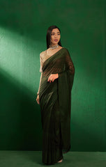 Womens Fashion Ethnic Green Color Sarees-MLSHWSA1284GRN0ONE