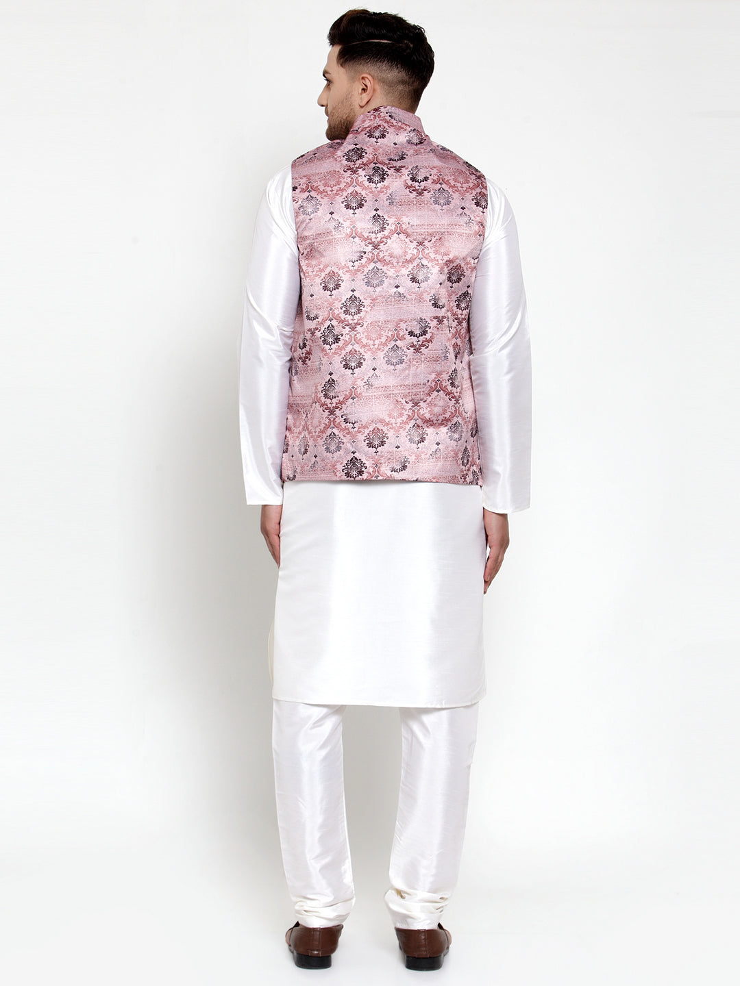 Brown Kurta Pajama with Nehru Jacket | Mens Kurta Pajama Set