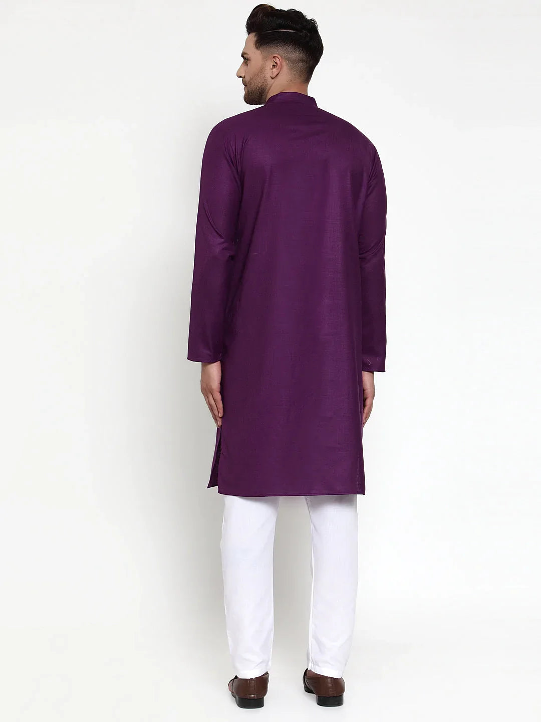 DesiQlo Men Ethnic Set - Purple - JOKP_532Purple_S