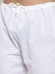 Men Lime Green Woven Design Ikkat Straight Kurta with Churidar ( JOKP 615 Lime )-JOKP-615